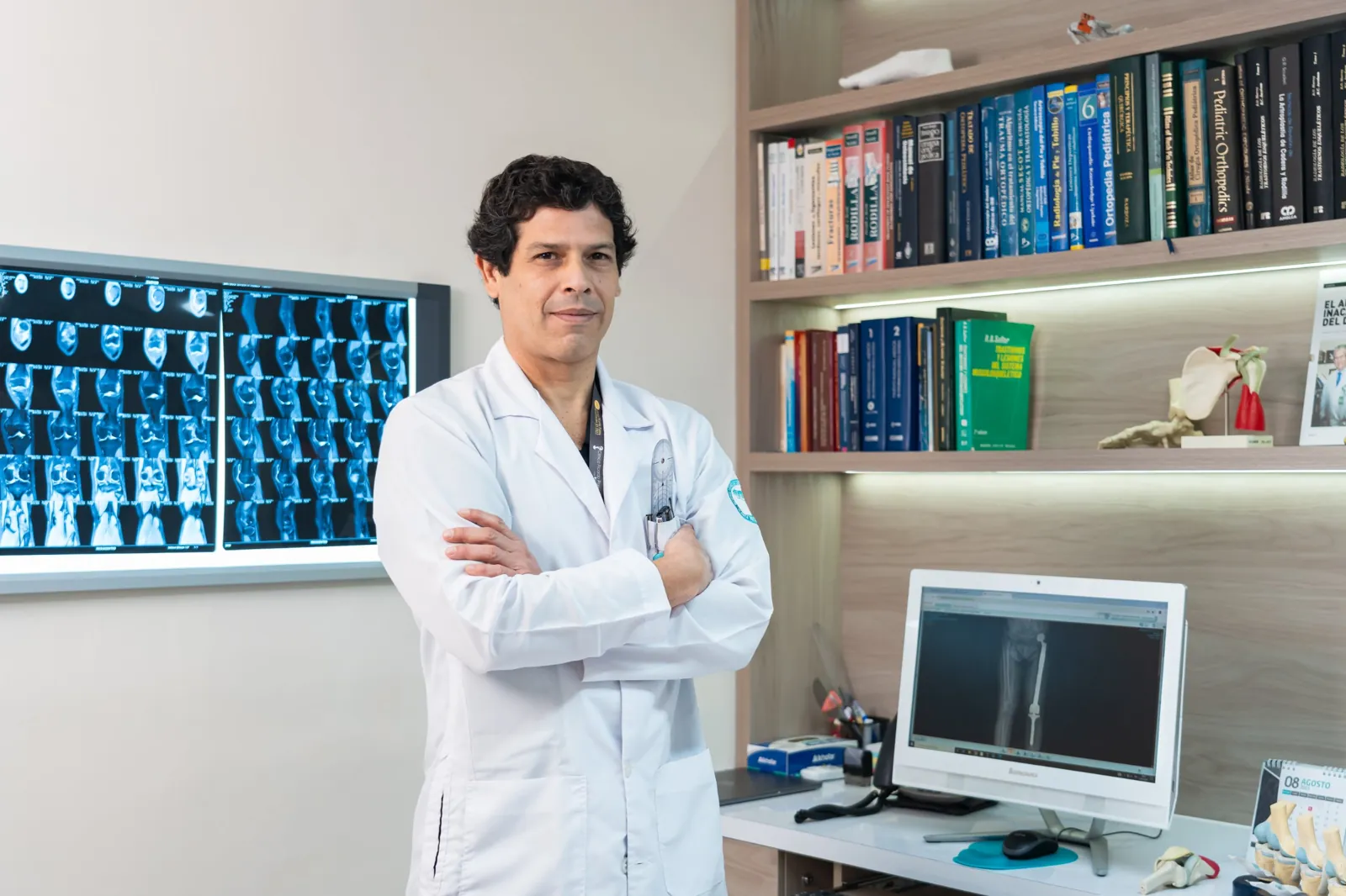 En el consultorio de la Clínica Ricardo Palma